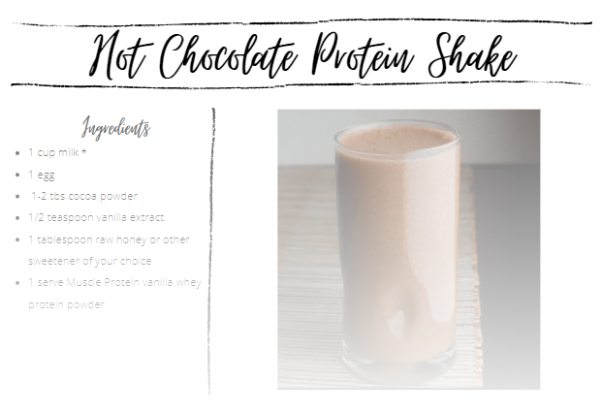 Hot Chocolate Protein Shake