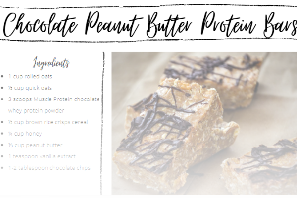 Chocolate Peanut Butter Protein Bars Recipe