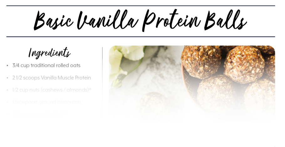Basic Vanilla Protein Balls