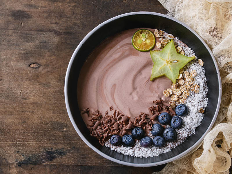 Chocolate Protein Smoothie Bowl Recipe