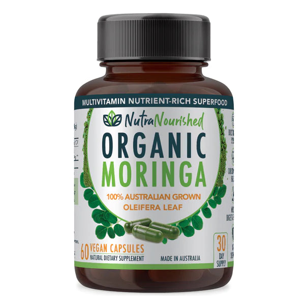 Nutra Nourished Moringa 60 Caps bottle