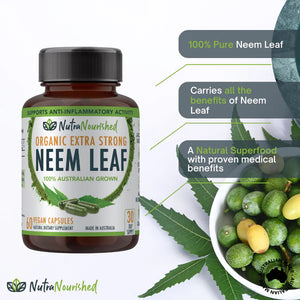 Nutra Nourished Neem 60 Caps bottle