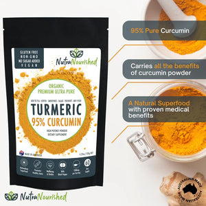 Nutra Nourished 95% Curcumin Pure Powder 120g