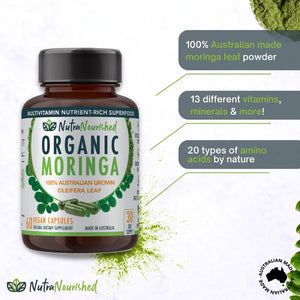 Nutra Nourished Moringa 60 Caps bottle