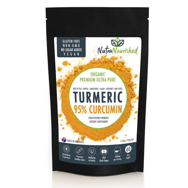 Nutra Nourished 95% Curcumin Pure Powder 120g