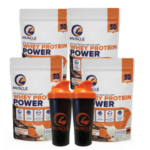 muscle protein whey powder value pack