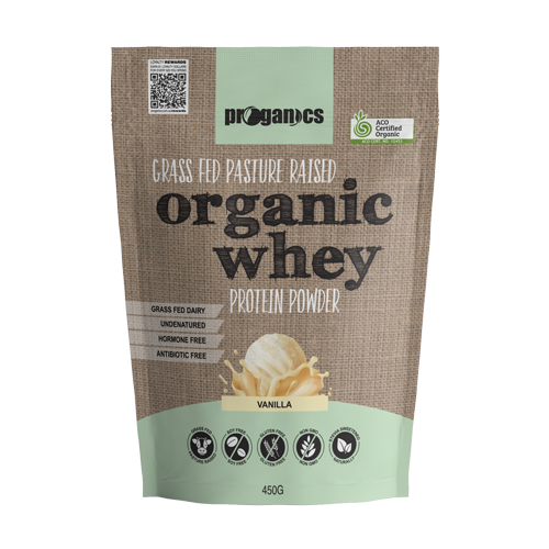 PROGANICS Organic WHEY Protein Powder 450g